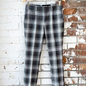 Plaid Pants - Black